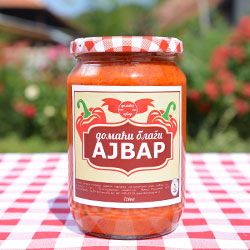 Domaći blagi ajvar 720ml